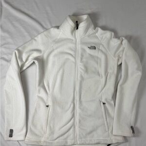 The North Face White Jacket Plush Fleece